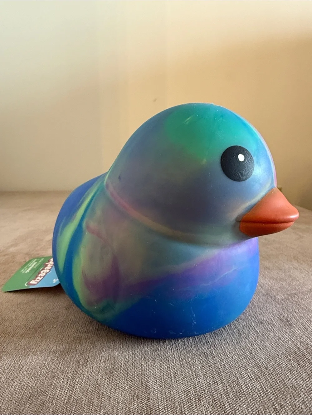 Sunny Days Jumbo Squeezy Ducks - Tie Dye Blue | New